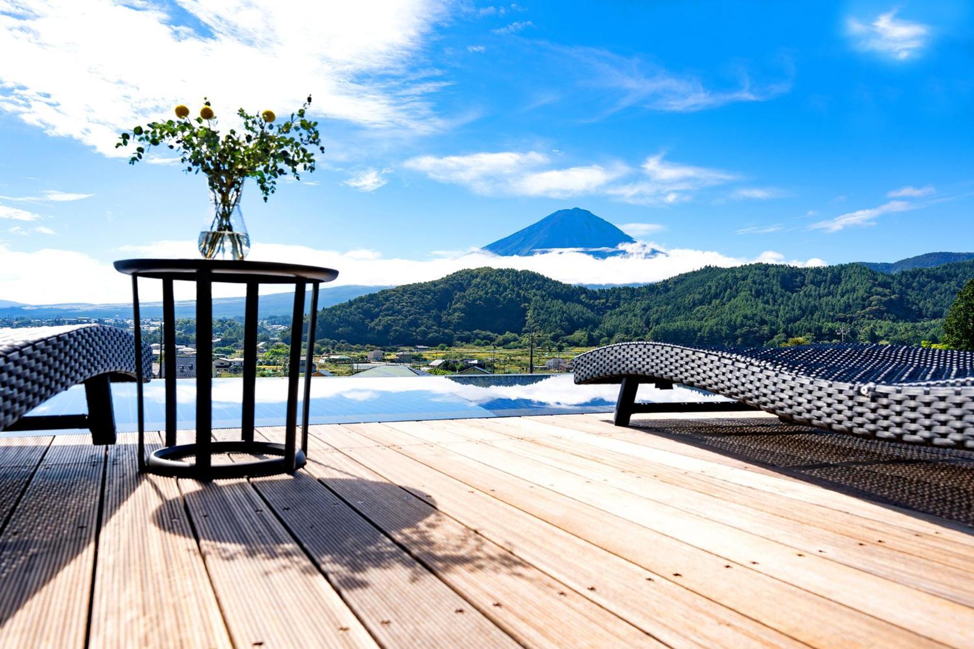 Fuji View And Spa Resort Tsumugi Kawaguchiko Fujikawaguchiko Exteriör bild