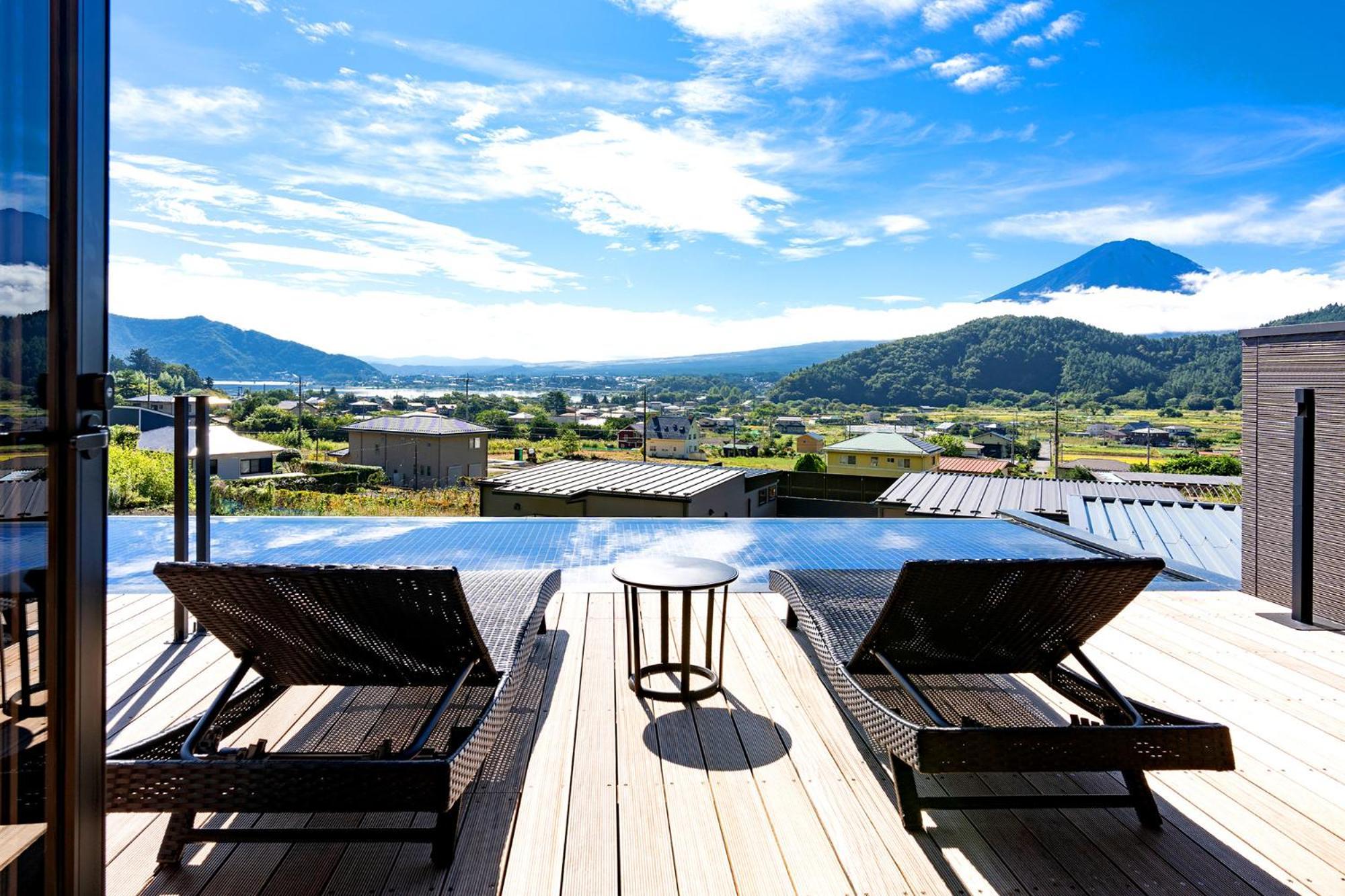 Fuji View And Spa Resort Tsumugi Kawaguchiko Fujikawaguchiko Exteriör bild