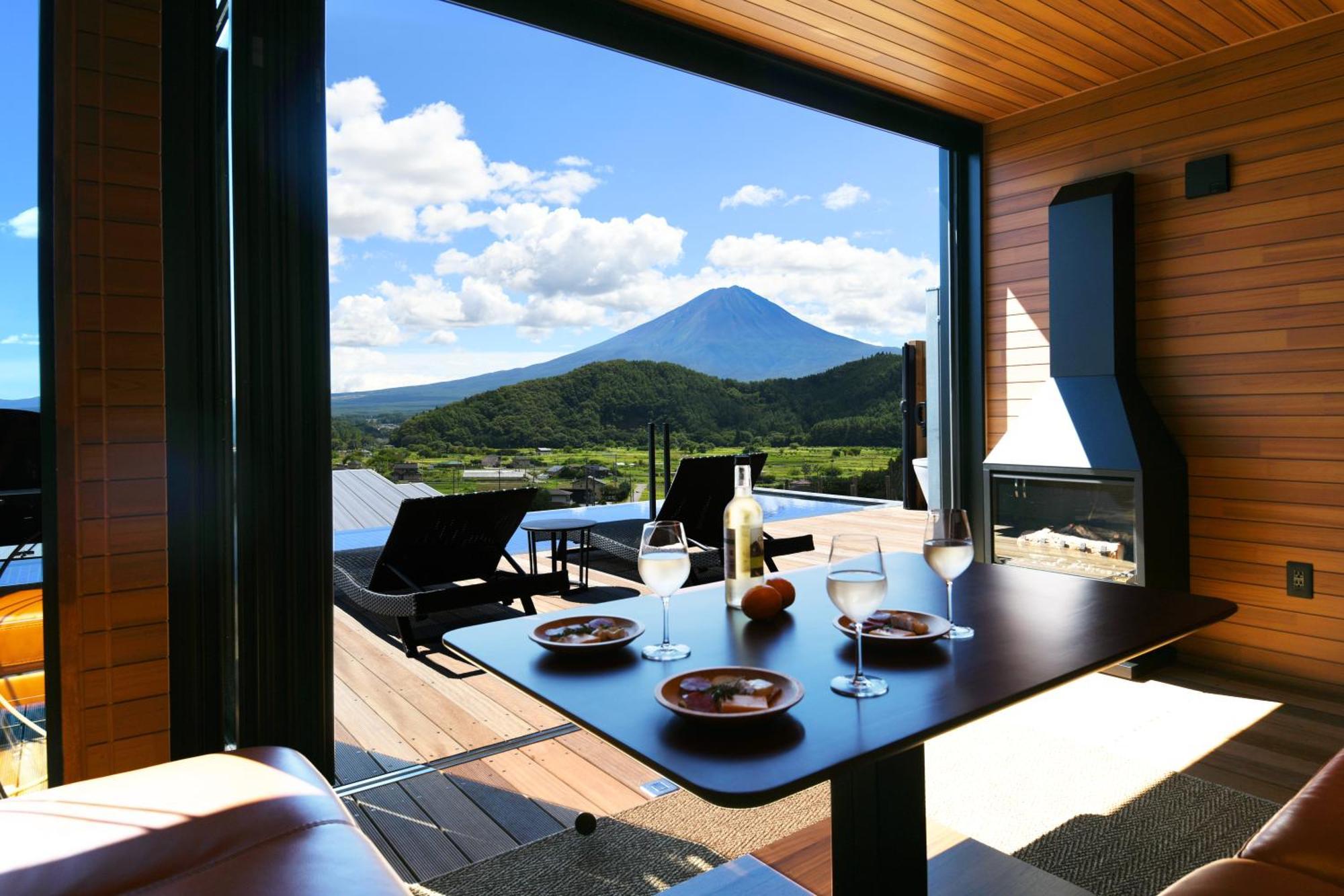 Fuji View And Spa Resort Tsumugi Kawaguchiko Fujikawaguchiko Exteriör bild